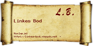Linkes Bod névjegykártya